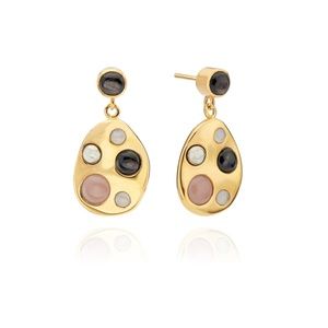 Anna Beck Wavy Multi-Stone Drop Earrings